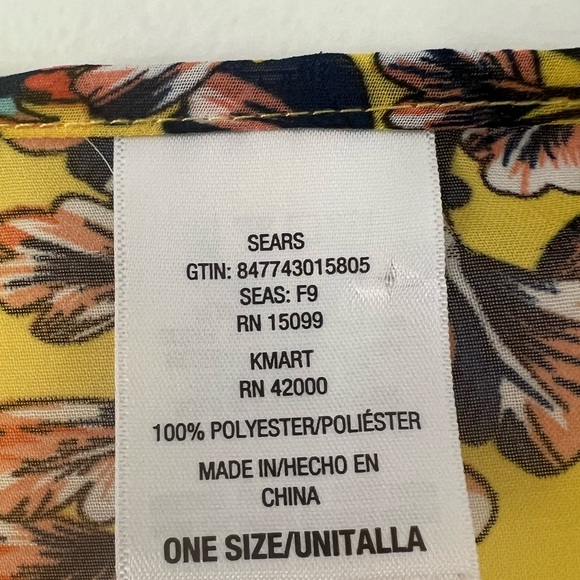 Women’s Boho Leaf Print Open Front Sheer Kimono Cardigan Cover Up - Picture 4 of 8